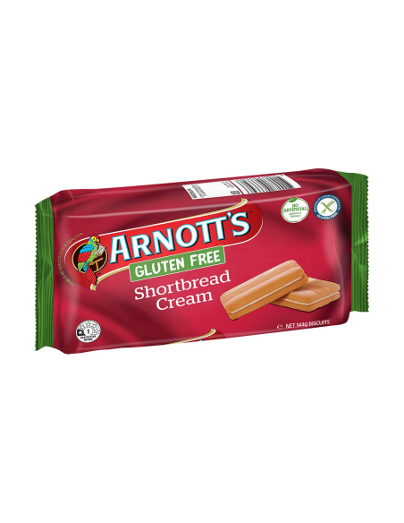 Arnott's Gluten Free Shortbread Cream 144g x 1