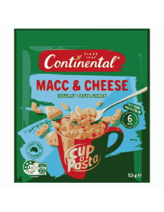 Continental Tasse de pâtes macaroni et fromage 53g x 1