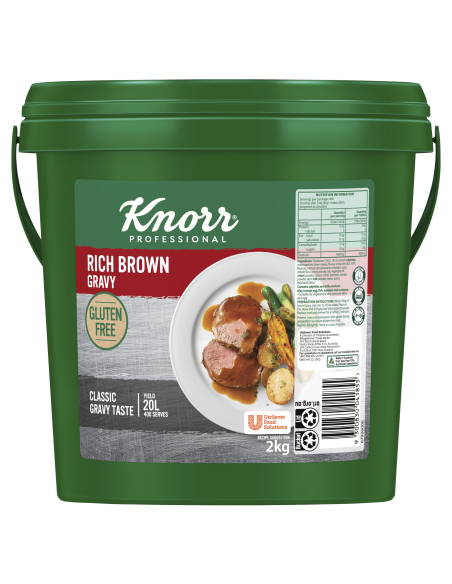 Knorr Sosowy bogaty brązowy glutenowy darmowy 2kg x 1