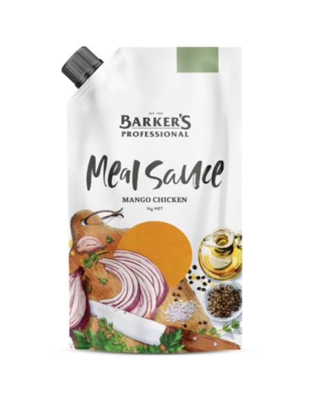 Barkers Pollo de mango de salsa 1kg x 1