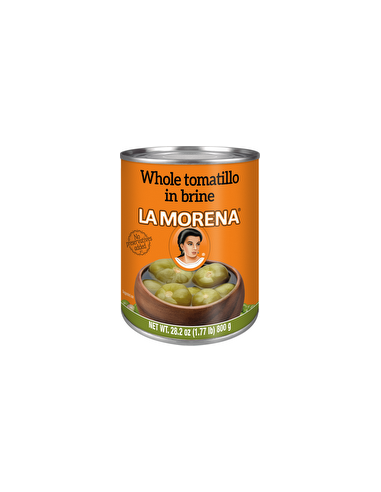 La Morena Whole Tomatillo in Brine 800g x 1