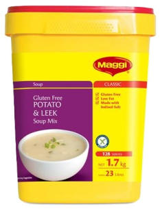 Maggi Soup Potato & Leek Gluten Free 1.7kg x 1