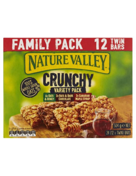 Nature Valley Museli Bar Family Variety Pack 504g x 1
