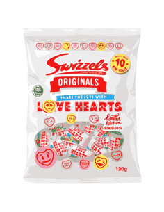 Swizzels Liebesherzen 120g x 12
