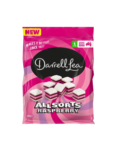 Darrell Lea Raspberry Allsorts 220g x 12