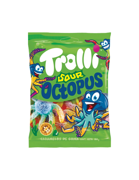 Trolli Octopus amargo 100g x 12