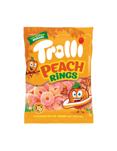 Trolli Pierścienie brzoskwiniowe 100g x 12