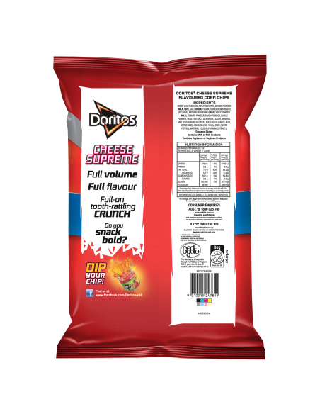 Doritos Cheese Supreme 380g x 1