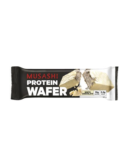 Musashi Wafer proteina cioccolato bianco 40g x 12