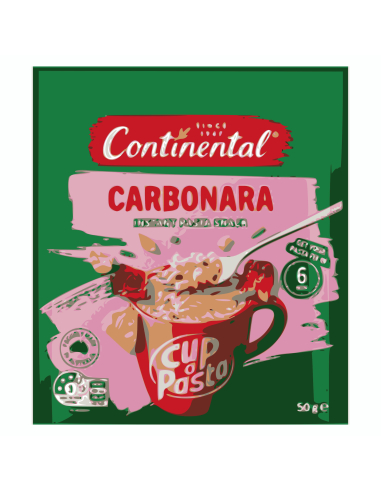 Continental Cup A Pasta Carbonra 50g x 10