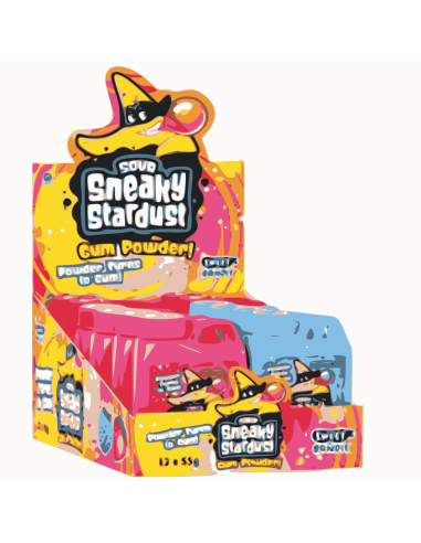 Kidsmania Sour Sneaky Stardust 55g x 12