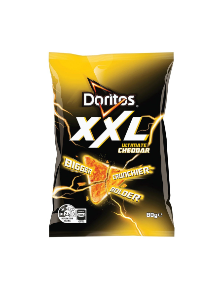 Doritos XXL-Mais ultimativer Cheddar-Käse 80g x 12