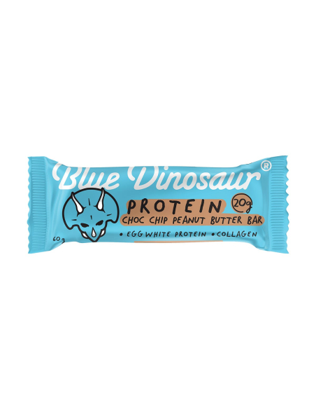 Blue Dinosaur Eiwit Choc Chip Peanut Butter Bar 60G x 12
