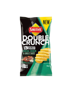 Smith dubbele crunch kip knoflook 150g x 1