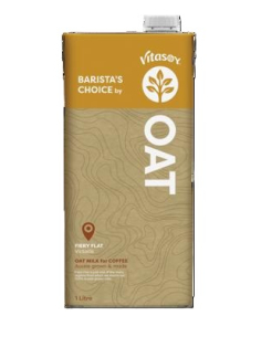 Vitasoy Milk Oat Cafe Barista 1ltr x 12