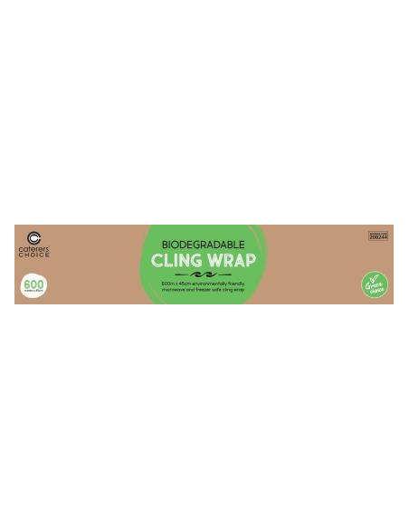 Caterers Choice Dispenser Clingwrap Biodegradabile 600m da 45cm x 1