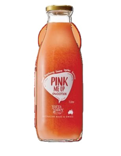 Yarra Valley Hilltop Smoothie Pink Me Up 1LTR x 6