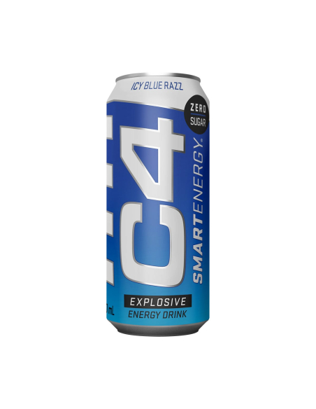 C4 Smart Energy Lodowate Blue Razz 473ml x 12