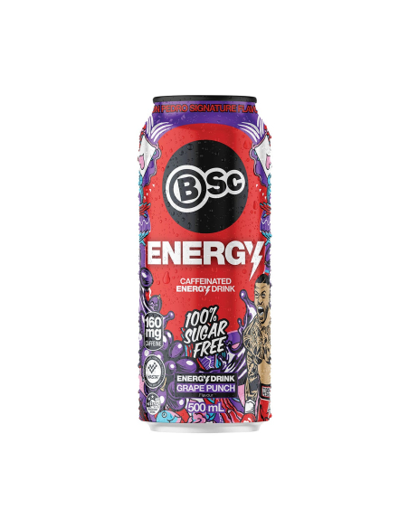 Bsc Energy Grape Punch 500ml x 12