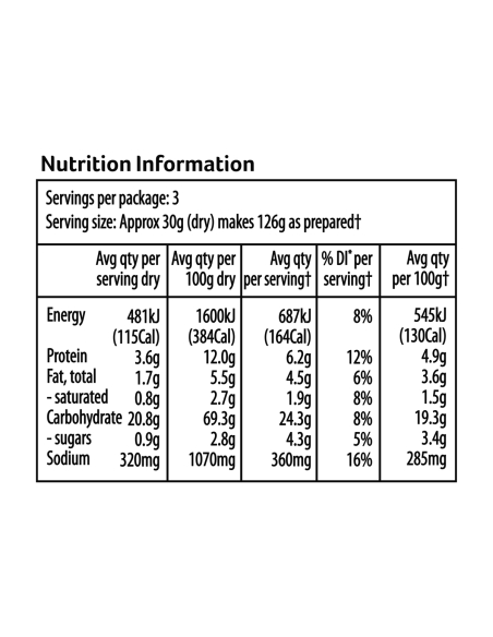Continental Pasta Sauce Sour Cream and Chilli 85g x 1