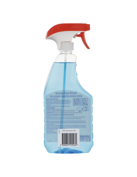Windex 蓝色玻璃清洁剂触发750ml x 1