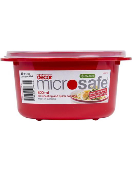 Decor Kuchenka mikrofalowa Safe Container Round 800ml x 1