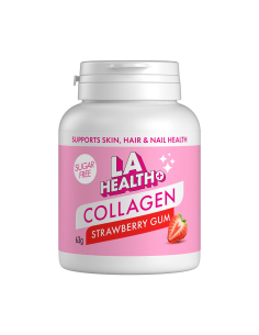 La Health Gum Strawberry 63G x 8
