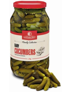 Sandhurst Cornichons baby komkommers 1.9kg x 1
