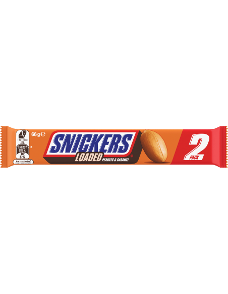 Snickers 装载花生和焦糖66g x 25