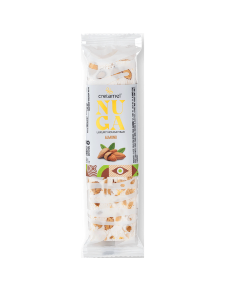 Cretamel Nuga Luxury Nougat mit Mandeln 70g x 15