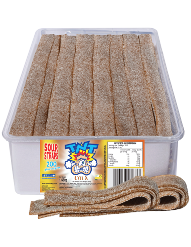 Tnt Sour Straps Cola 1.68kg x 1