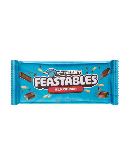 Feastables チョコレートミルククランチ60g×10