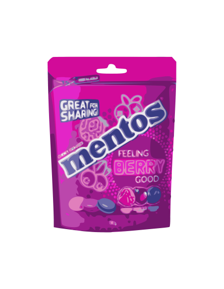 Mentos Feel Berry Good Bag 150g x 7