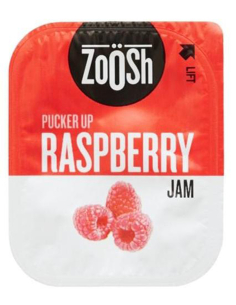 Zoosh Jam Raspberry Portions 13.6g 50 Pack x 1