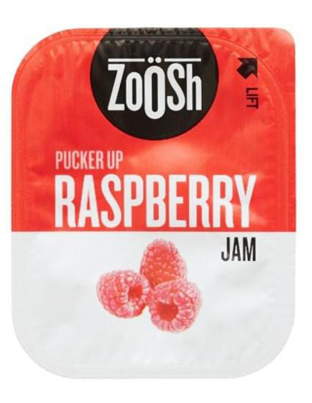 Zoosh Jam Raspberry Portions 13.6g 50 Pack x 1