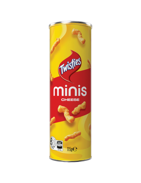 Twisties Minis Cheese Can 115g x 1