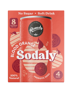 Sodaly Blood Orange 4 Pack 250ml x 6