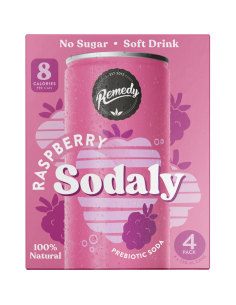 Sodaly Raspberry 4 Pack 250ml x 6