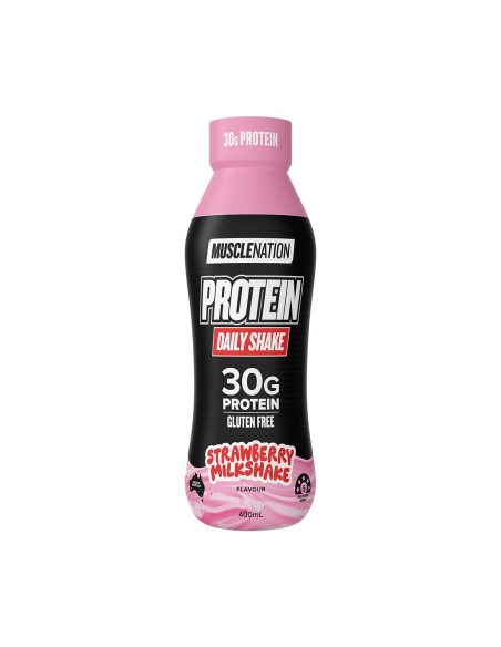 Muscle Nation Protein-Erdbeer-Milchshake 400ml x 6