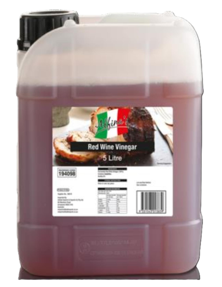 Alfinas Vinagre rojo vino 5ltr x 1