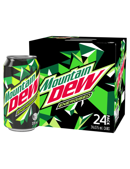 Mountain Dew 柑橘通用软饮料375ml x 24