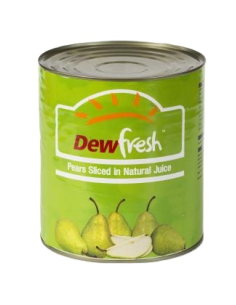 Dewfresh Pears Pokrojony w soku 3kg x 1