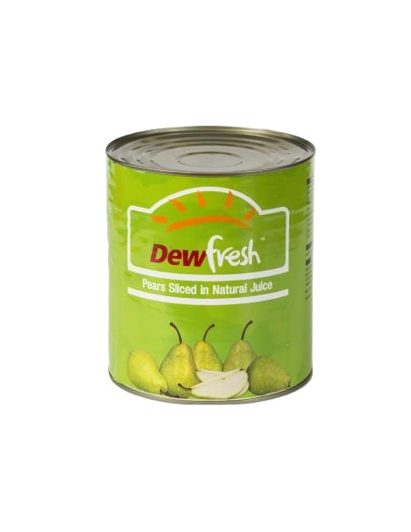 Dewfresh Pears Affettato in succo 3 kg x 1