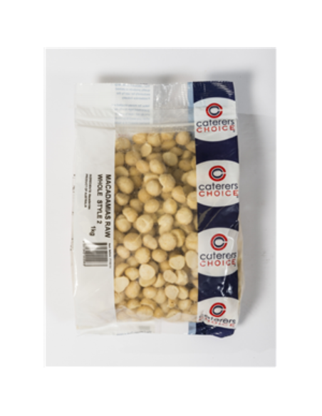 Caterers Choice Macadamia Nuts Cała liczba Raw 1 kg x 1