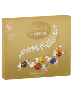 Lindt Contenitore di regalo a sfera Assorted Lindor 150g x 1