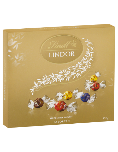 Lindt Caja de regalo de bola surtido de Lindor 150 g x 1