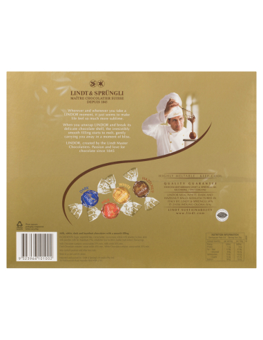 Lindt Lindor sortierte Ball-Geschenkbox 235g x 1