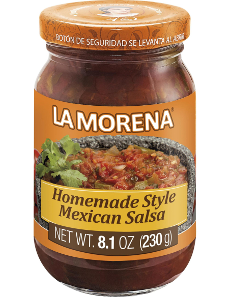 La Morena HOMESTYLE MEXICAN SALSA JAR 230G x 1