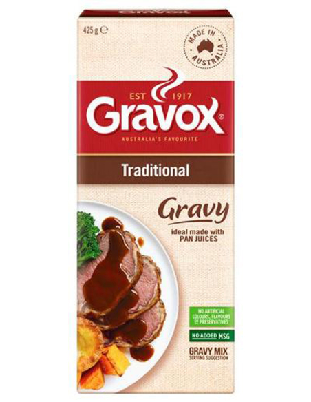 Gravox Gravy Box Powder伝統的425g x 1