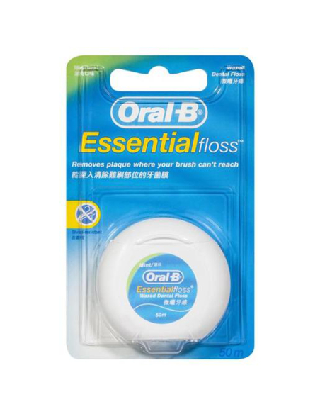 Oral B Fille essentielle de menthe cirée 50m x 1
